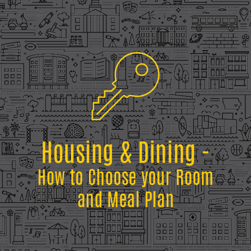 Housing and Dining room and meal plan graphic